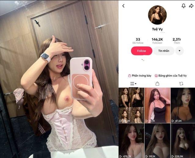 Lộ clip em tiktok Việt Tuệ Vy khen dương vật ngon khi em cưỡi 9 Lộ clip em tiktok Việt Tuệ Vy khen dương vật ngon khi em cưỡi